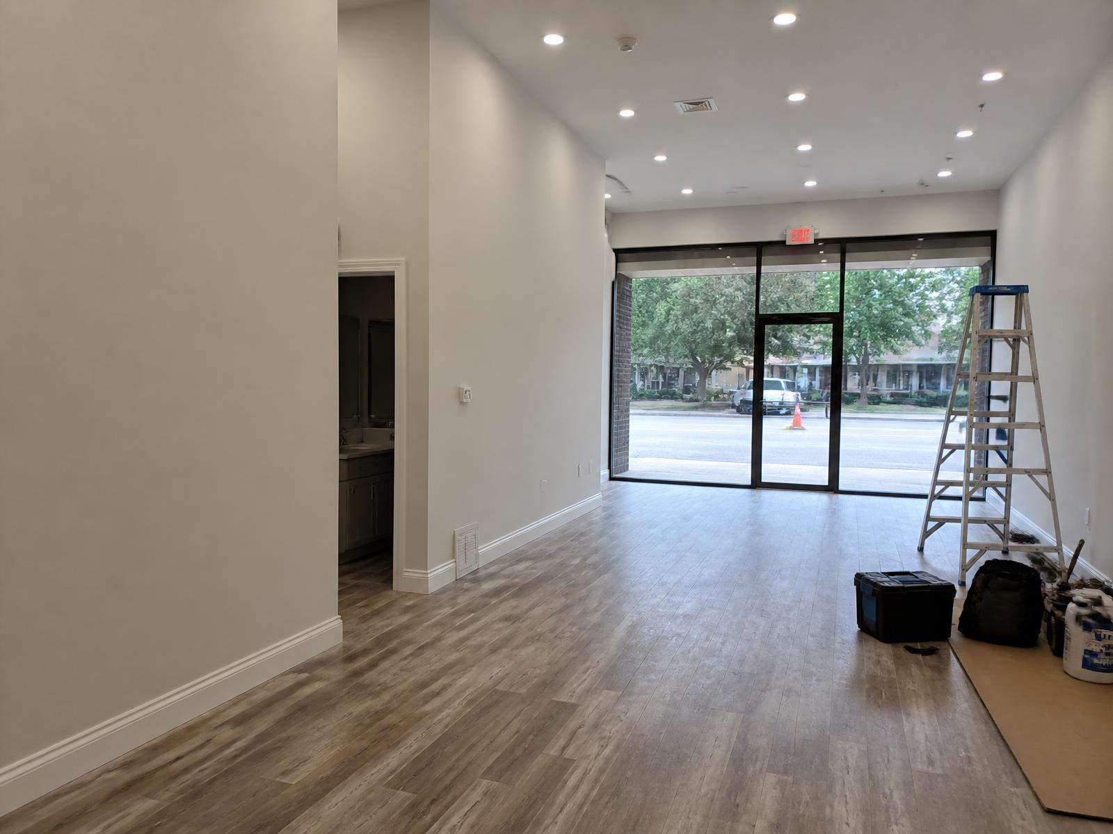 Pro One commercial renovation of a retail storefront near York PA